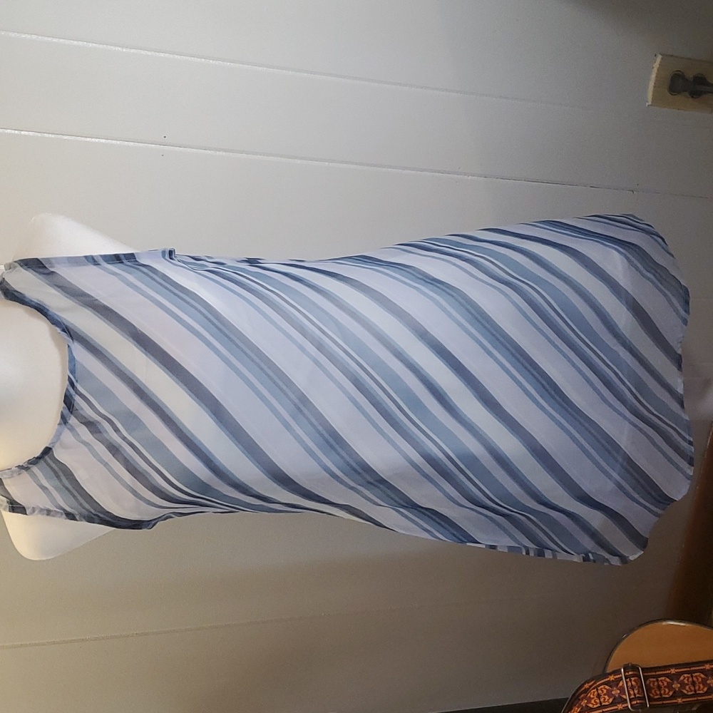 Women's Tickets Blue and White Stripped dress 👗 💙